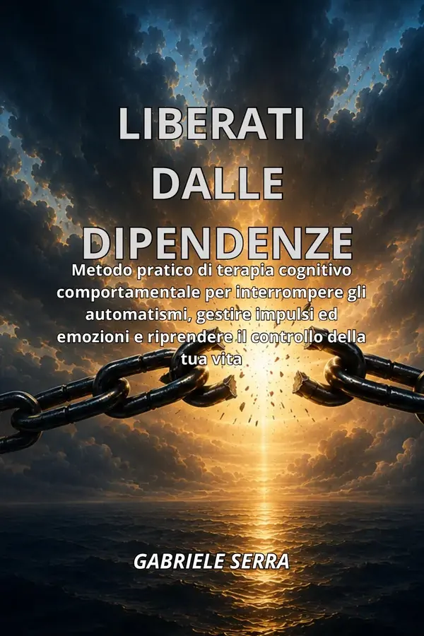 Copertina dell'ebook Liberati dalle dipendenze: Metodo pratico di terapia cognitivo comportamentale per interrompere gli automatismi, gestire impulsi ed emozioni e riprendere il controllo della tua vita di Gabriele Serra