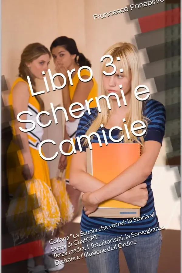 Copertina dell'ebook Libro 3: Schermi e Camicie: I Totalitarismi, la Sorveglianza Digitale e l'Illusione dell'Ordine (La scuola che vorrei: la Storia al tempo di ChatGPT) di Francesco Panepinto