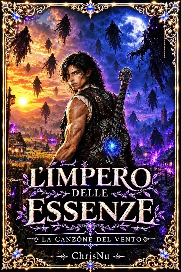 Copertina dell'ebook L'Impero delle Essenze - La Canzone del Vento: Un bambino che non poteva camminare, un vento che canta e un impero che brucia. Il prezzo di crescere. di Chris Nu