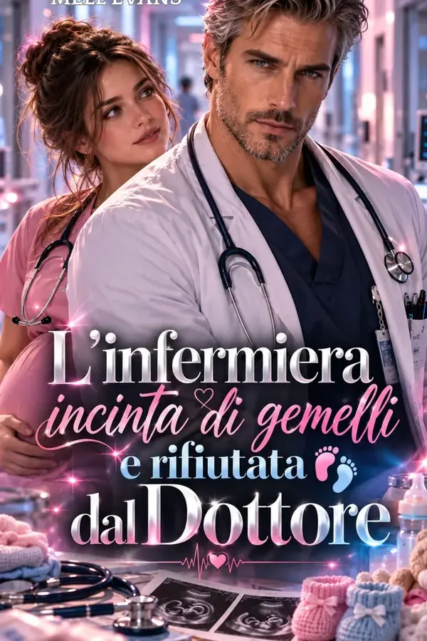 Copertina dell'ebook L'infermiera incinta di gemelli e rifiutata dal dottore di Mell Evans