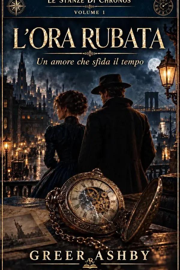 Copertina dell'ebook L'ora rubata: Un amore che sfida il tempo (Le Stanze di Chronos Vol. 1) di Greer Ashby