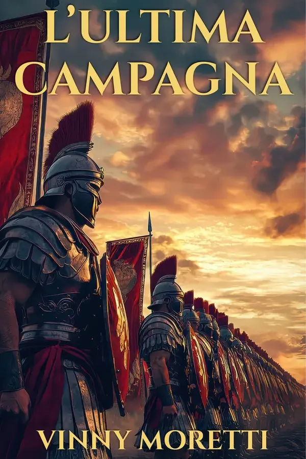 Copertina dell'ebook L'Ultima Campagna: Un romanzo sulla nascita dell'Impero Romano (La Nascita di Roma Vol. 4) di Vinny Moretti