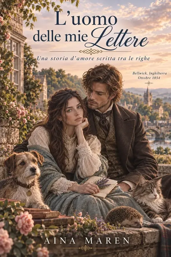 Copertina dell'ebook L'uomo delle mie lettere: Una storia d'amore scritta tra le righe (Cuori Vittoriani Vol. 1) di Aina Maren