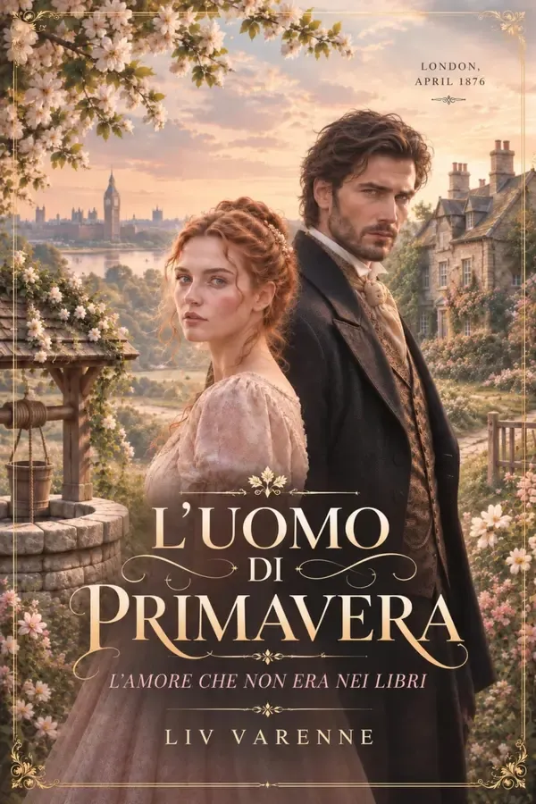 Copertina dell'ebook L'uomo di primavera: L'amore che non era nei libri (Cuori Vittoriani Vol. 5) di Liv Varenne