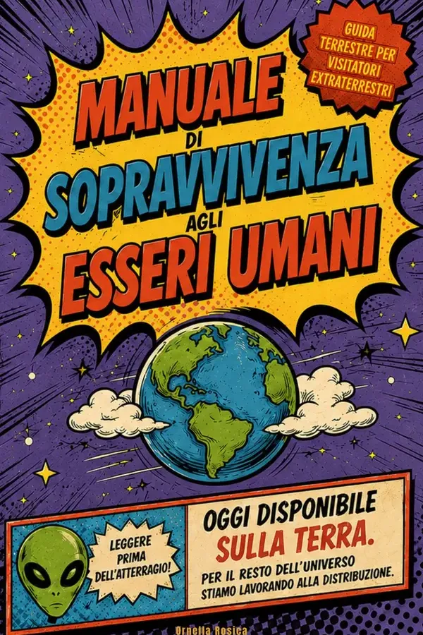 Copertina dell'ebook MANUALE DI SOPRAVVIVENZA AGLI ESSERI UMANI: Edizione terrestre di Ornella Rosica