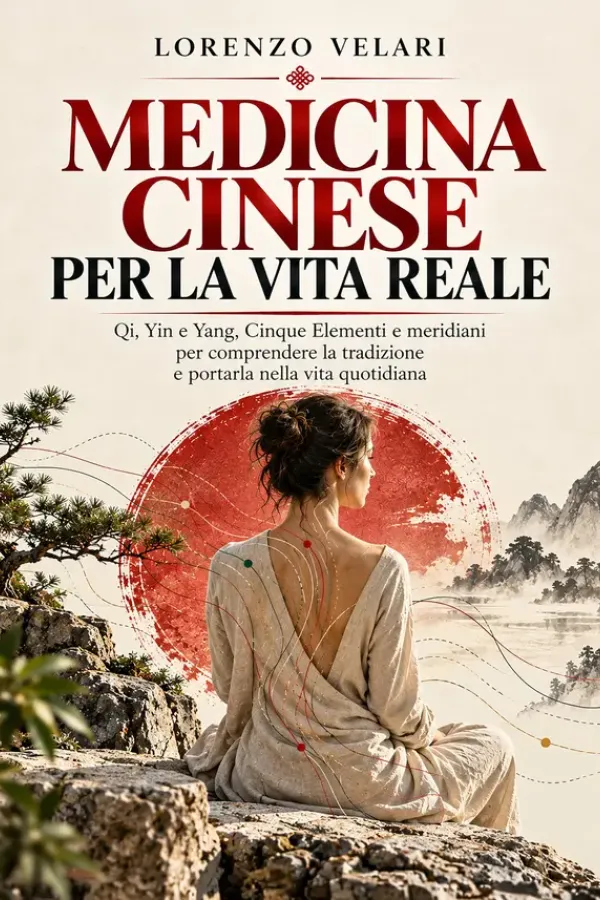 Copertina dell'ebook Medicina Cinese per la vita reale: Comprendere Qi, Yin e Yang, Cinque Elementi e meridiani e portare i principi della tradizione nella vita quotidiana con pratiche semplici e consapevoli di Lorenzo Velari
