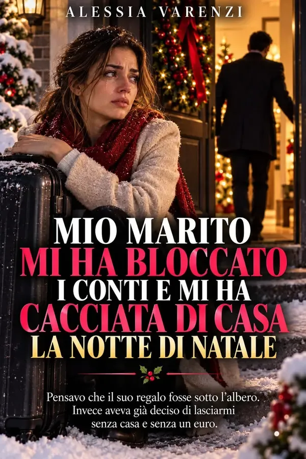 Copertina dell'ebook Mio Marito Mi Ha Bloccato i Conti e Mi Ha Cacciata di Casa la Notte di Natale: Mi Ha Lasciata Senza Soldi e Senza Casa. Quella Notte Ho Smesso di Dipendere da Lui. di Alessia Varenzi
