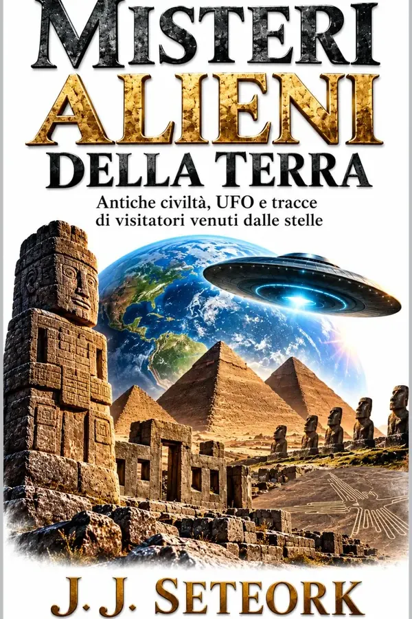 Copertina dell'ebook MISTERI ALIENI DELLA TERRA : Antiche civiltà, UFO e tracce di visitatori venuti dalle stelle di J. J. SETEORK