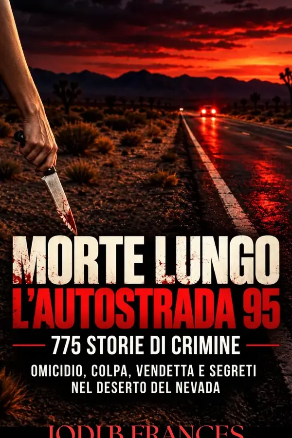 Copertina dell'ebook Morte lungo l'autostrada 95: 775 storie di crimine: omicidio, colpa, vendetta e segreti nel deserto del Nevada di Jodi B.Frances