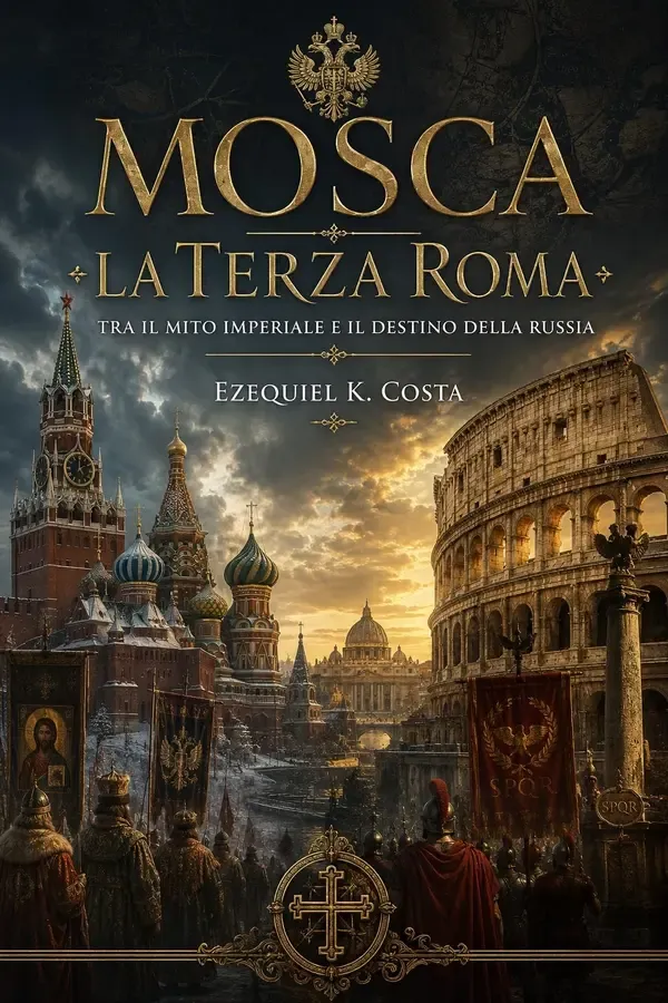 Copertina dell'ebook Mosca - La Terza Roma: Tra il Mito Imperiale e il Destino della Russia di Ezequiel K Costa