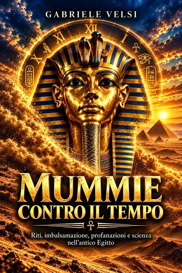 Copertina dell'ebook Mummie contro il tempo: Riti, imbalsamazione, profanazioni e scienza nell'antico Egitto di Gabriele Velsi