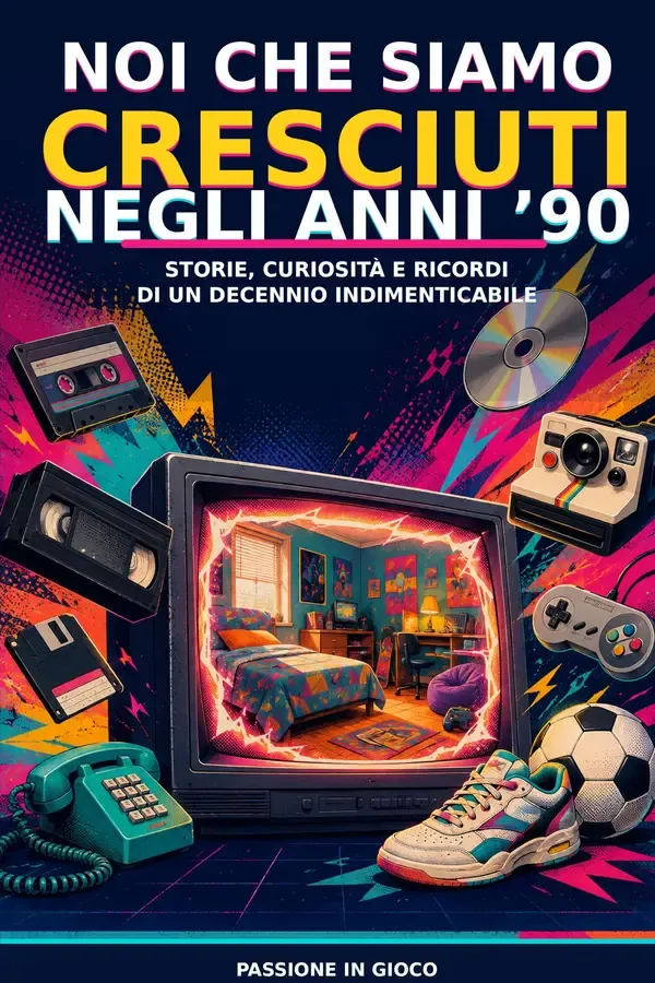 Copertina dell'ebook NOI CHE SIAMO CRESCIUTI NEGLI ANNI '90: Storie, curiosità e ricordi di un decennio indimenticabile (NOSTALGIA DEGLI ANNI 70/80/90/2000) di PASSIONE IN GIOCO