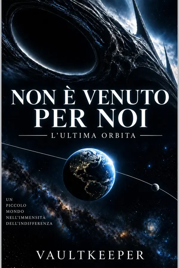Copertina dell'ebook NON È VENUTO PER NOI: L'ultima orbita di Vaultkeeper