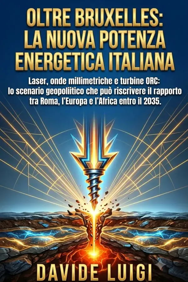 Copertina dell'ebook Oltre Bruxelles: La Nuova Potenza Energetica Italiana: Laser, onde millimetriche e turbine ORC: lo scenario geopolitico che può riscrivere il rapporto ... e l'Africa entro il 2035 (THE BIG CROWD) di DAVIDE LUIGI