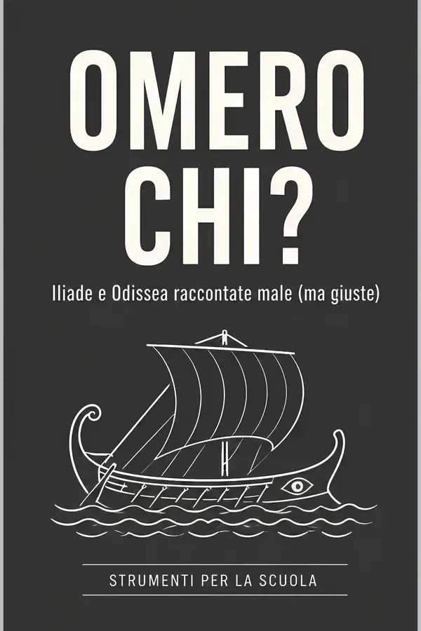Copertina dell'ebook OMERO CHI?: Iliade e Odissea raccontate male (ma giuste) (Strumenti per la scuola - Fuori programma) di Strumenti per la scuola