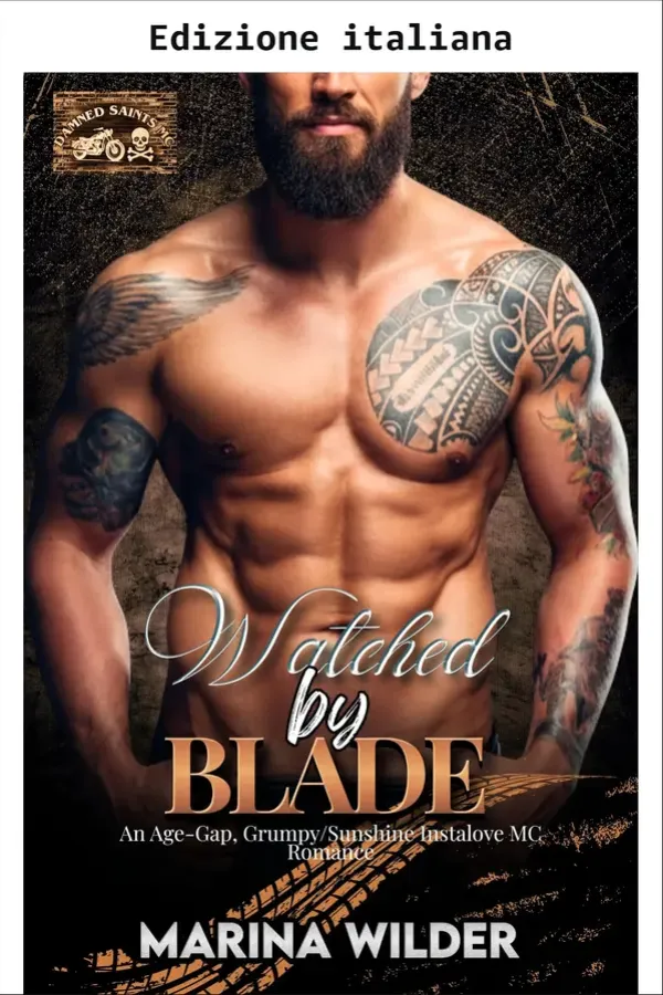 Copertina dell'ebook Osservata da Blade (Damned Saints MC Vol. 7) di Marina Wilder