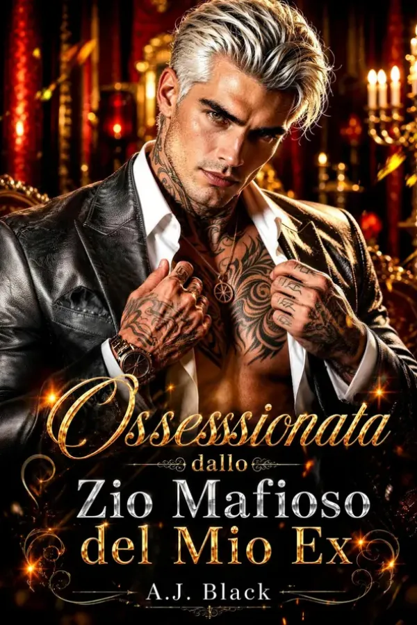 Copertina dell'ebook Ossessionata dallo Zio Mafioso del Mio Ex: Una Romance Mafia Seconda Opportunità con Baby Segreto, Divario d'Età e Donna Curvy (Voti del Patto Bratva Vol. 3) di A. J. Black