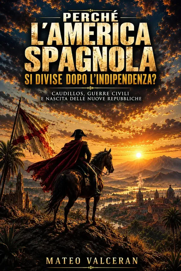 Copertina dell'ebook Perché l'America spagnola si divise dopo l'indipendenza?: Caudillos, guerre civili e nascita delle nuove repubbliche di Mateo Valceran