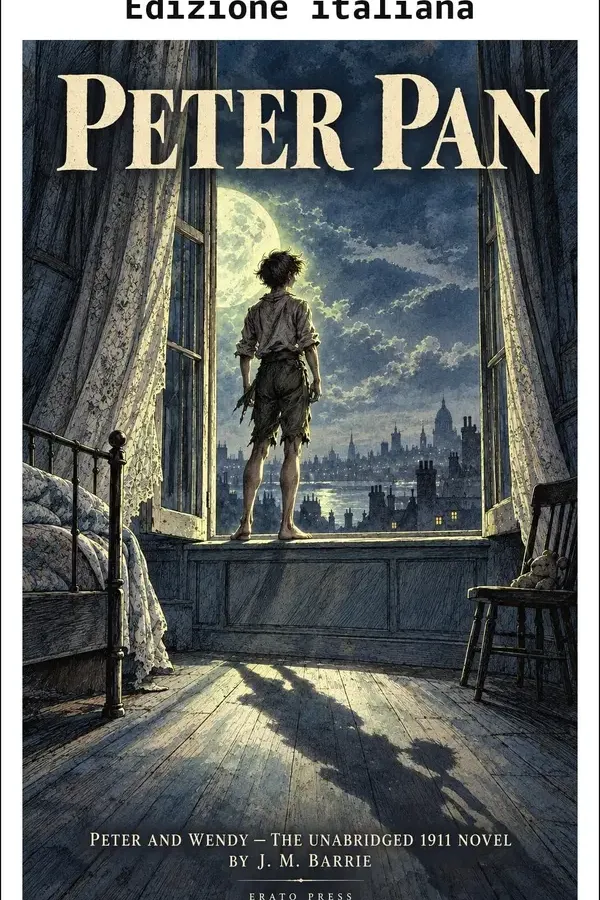 Copertina dell'ebook Peter Pan (annotato) (Classici britannici e irlandesi) di J.M. Barrie