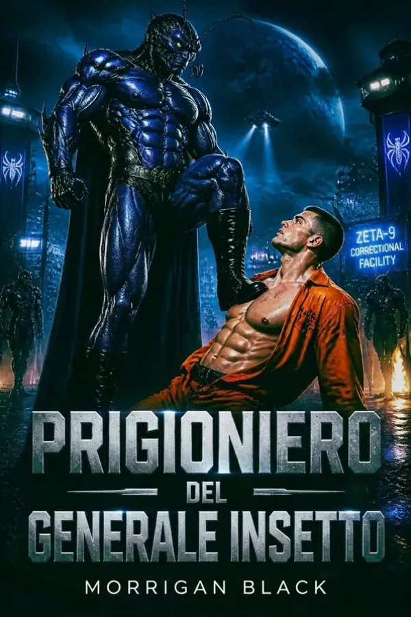 Copertina dell'ebook Prigioniero del generale insetto (Mercato della carne spaziale Vol. 5) di Morrigan Black