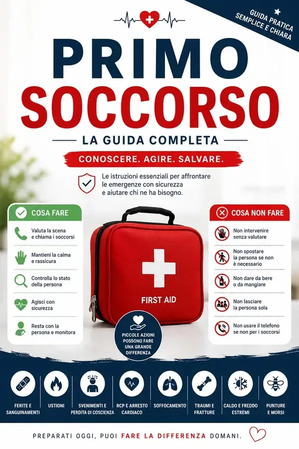 Copertina dell'ebook Primo Soccorso: La guida completa per sapere cosa fare nelle principali emergenze di Dawid Aleksander Gura