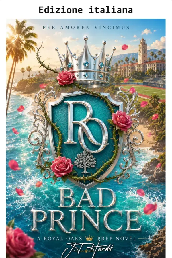 Copertina dell'ebook Principe cattivo (Royal Oaks Prep Vol. 3) di J.T. Hardt