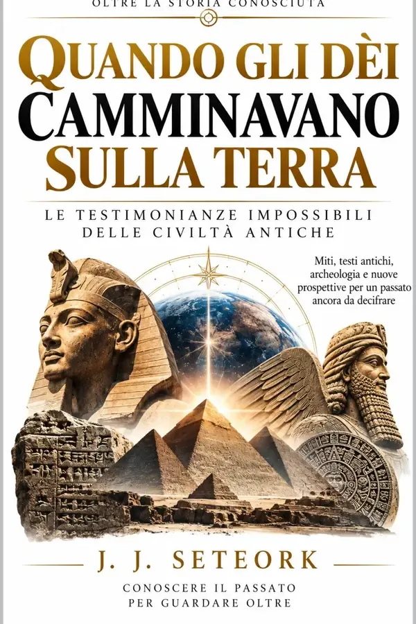 Copertina dell'ebook QUANDO GLI DÈI CAMMINAVANO SULLA TERRA: Le testimonianze impossibili delle civiltà antiche di J. J. SETEORK