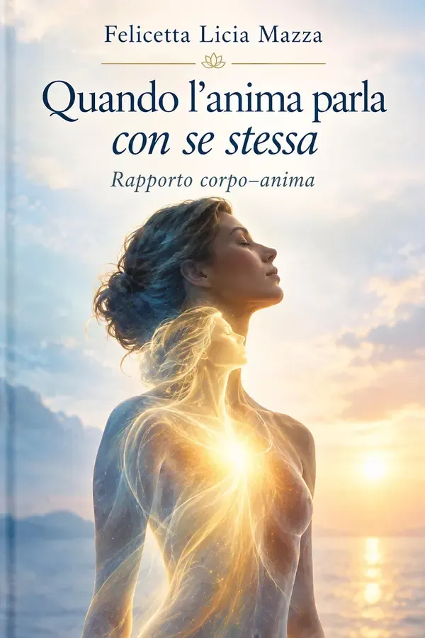 Copertina dell'ebook Quando l'anima parla con se stessa: Rapporto corpo-anima di Felicetta Licia Mazza
