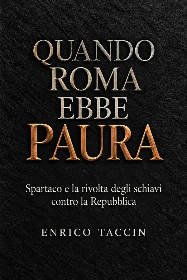 Copertina dell'ebook Quando Roma ebbe paura: Spartaco e la rivolta degli schiavi contro la Repubblica di Enrico Taccin