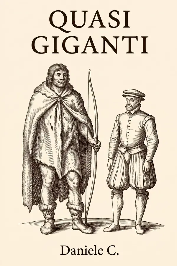 Copertina dell'ebook Quasi Giganti: Un'indagine storica e archeologica: dai nephilim della Bibbia ai patagoni, le fonti, le carte, le ossa (Prove alla mano) di Daniele C.