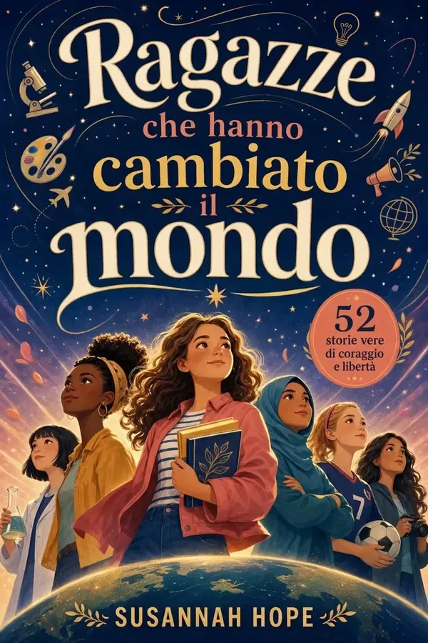 Copertina dell'ebook Ragazze che hanno cambiato il mondo: 52 storie vere di donne che hanno avuto il coraggio di seguire la propria strada di Susannah Hope