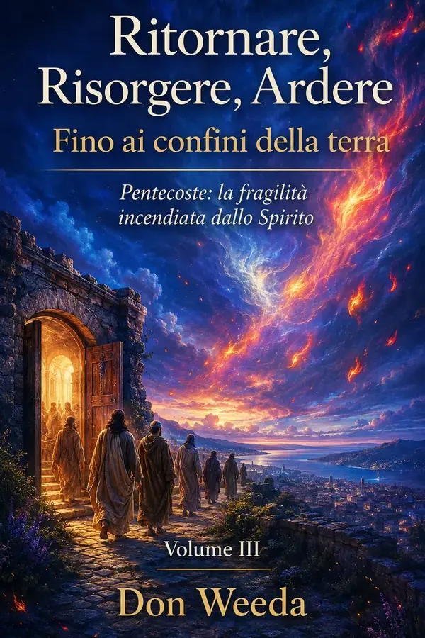 Copertina dell'ebook Ritornare, Risorgere, Ardere Vol. 3. Fino ai confini della terra: Pentecoste: la fragilità incendiata dallo Spirito di Don Weeda