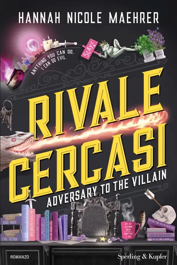Copertina dell'ebook Rivale cercasi. Adversary to the villain (Assistente cercasi Vol. 4) di Hannah Nicole Maehrer