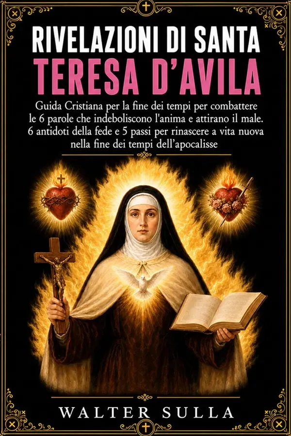 Copertina dell'ebook RIVELAZIONI DI SANTA TERESA D'AVILA: Guida Cristiana per la fine dei tempi per combattere le 6 parole che indeboliscono l'anima e attirano il male. di Walter sulla