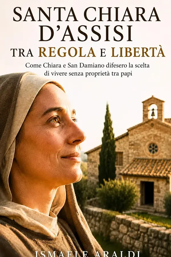 Copertina dell'ebook Santa Chiara d'Assisi tra regola e libertà : Come Chiara e San Damiano difesero la scelta di vivere senza proprietà tra papi (Santi nella trama della storia) di Ismaele Araldi