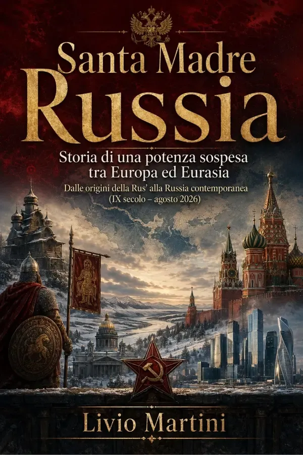 Copertina dell'ebook Santa Madre Russia: Storia di una potenza sospesa tra Europa ed Eurasia di Livio Martini