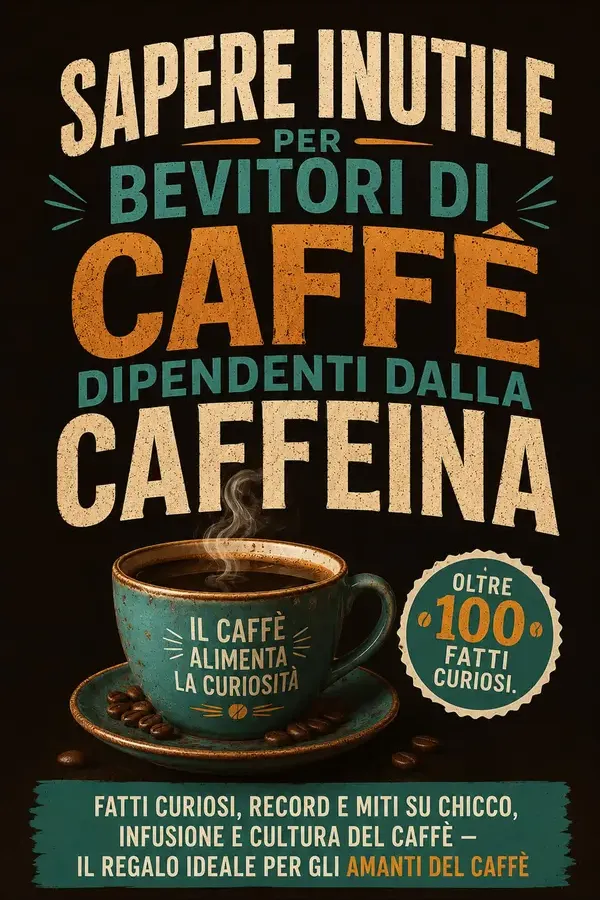 Copertina dell'ebook Sapere Inutile per Bevitori di Caffè dipendenti dalla caffeina: Fatti Curiosi, Record e miti su chicco, infusione e cultura del Caffè - il Regalo ideale ... del Caffè (Sapere Inutile per Entusiasti) di C11 Media