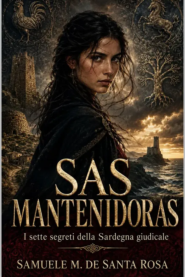 Copertina dell'ebook SAS MANTENIDORAS: I sette segreti della Sardegna giudicale di Samuele M. de Santa Rosa