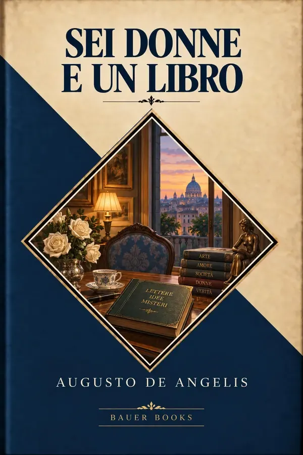 Copertina dell'ebook Sei donne e un libro (GRANDI OPERE DI CRIMINALITÀ E MISTERO Vol. 8) di Augusto De Angelis
