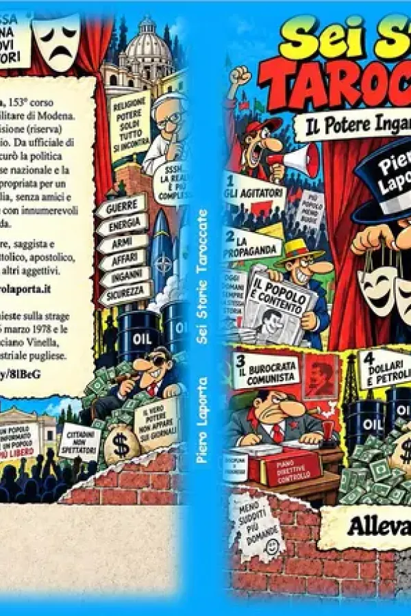 Copertina dell'ebook Sei Storie Taroccate: Il Potere Inganna e Nasconde (ALLEVA-MENTI Vol. 4) di Piero Laporta