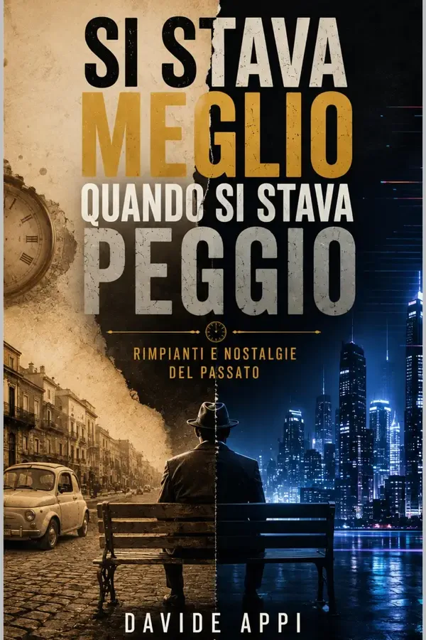Copertina dell'ebook SI STAVA MEGLIO QUANDO SI STAVA PEGGIO: Rimpianti e nostalgie del passato di Davide Appi