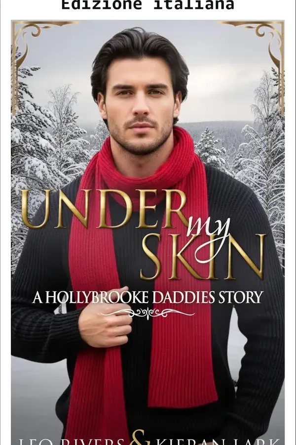 Copertina dell'ebook Sotto pelle: Un romance MM per le feste (Hollybrooke Daddies Vol. 4) di Kieran Lark
