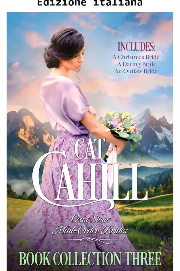Copertina dell'ebook Spose per corrispondenza di Crest Stone: Raccolta tre (Raccolte di romance storico western di Cat Cahill) di Cat Cahill