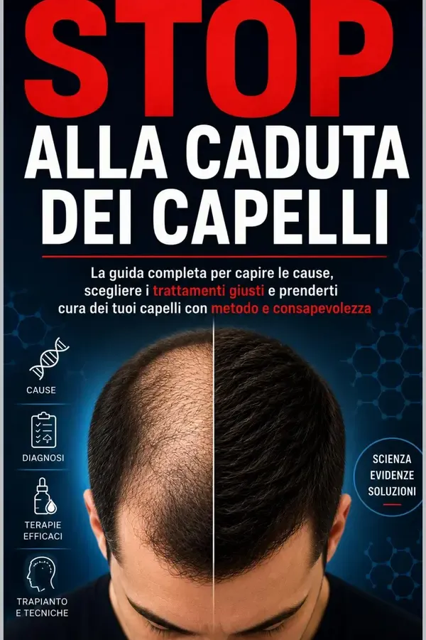 Copertina dell'ebook STOP ALLA CADUTA DEI CAPELLI: La guida completa per capire le cause, scegliere i trattamenti più efficaci e prenderti cura dei tuoi capelli con metodo e consapevolezza di Sottovoce Official