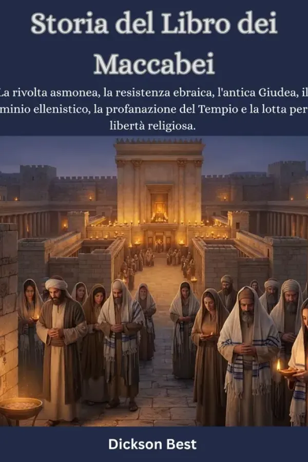Copertina dell'ebook Storia del Libro dei Maccabei: La rivolta asmonea, la resistenza ebraica, l'antica Giudea, il dominio ellenistico, la profanazione del Tempio e la lotta per la libertà religiosa. di Dickson Best