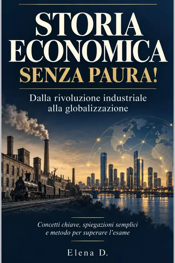 Copertina dell'ebook Storia Economia...Senza Paura!: Il metodo giusto per affrontare l'esame e capire i concetti fondamentali. (Superare l'esame...SENZA PAURA! Vol. 3) di ELENA D.