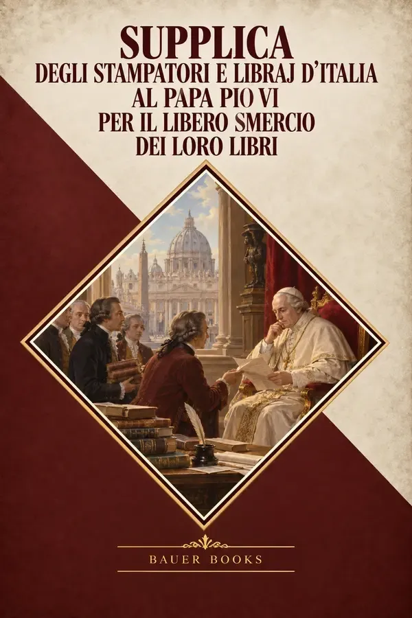 Copertina dell'ebook Supplica degli stampatori e libraj d'Italia al Papa Pio VI per il libero smercio dei loro libri di Anonimo