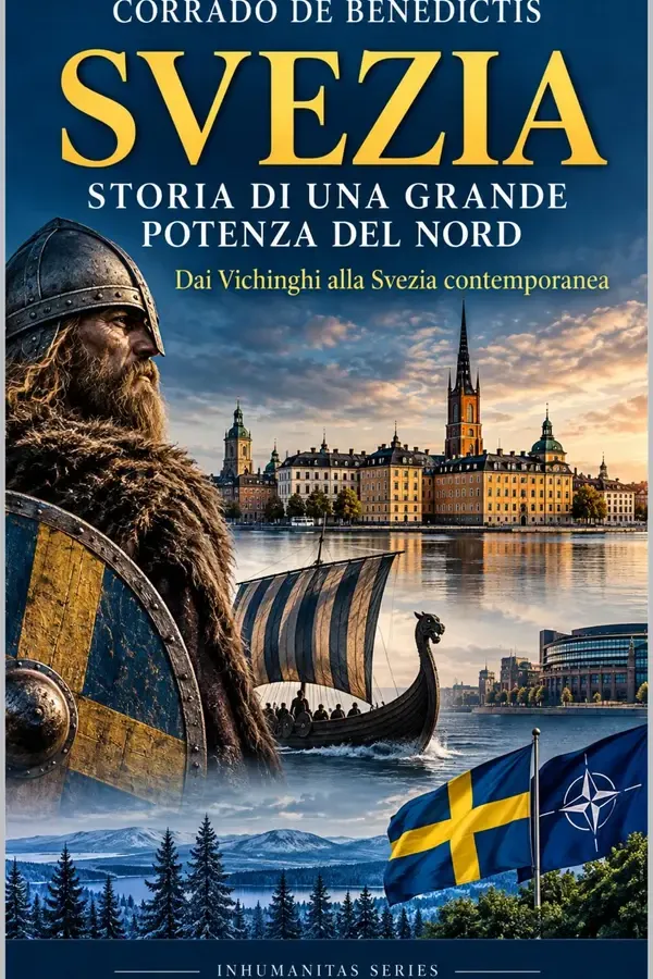 Copertina dell'ebook SVEZIA STORIA DI UNA GRANDE POTENZA DEL NORD : Dai Vichinghi alla Svezia contemporanea (INHUMANITAS Vol. 190) di Corrado De Benedictis