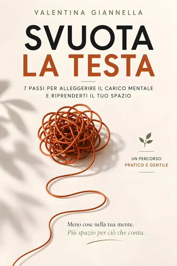 Copertina dell'ebook SVUOTA LA TESTA: 7 passi per liberarti dal sovraccarico mentale e riprenderti il tuo spazio di Catherine Everdale