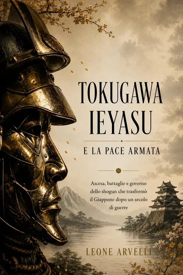 Copertina dell'ebook TOKUGAWA IEYASU E LA PACE ARMATA: Ascesa, battaglie e governo dello shogun che trasformò il Giappone dopo un secolo di guerre di Leone Arvelli